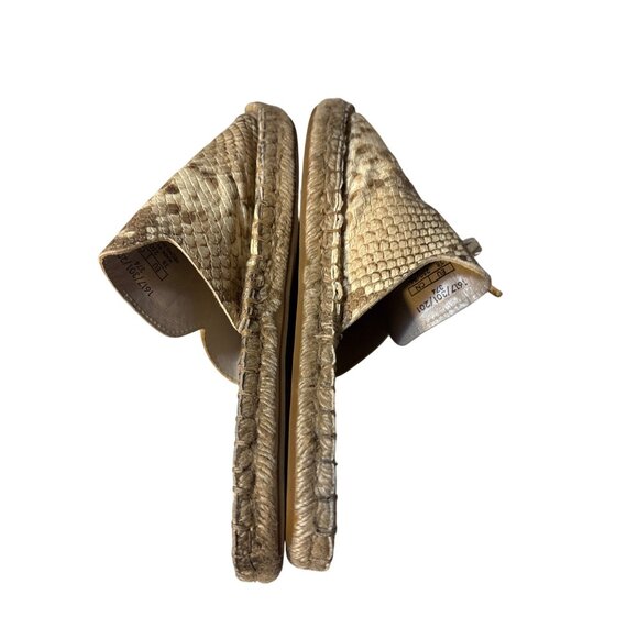 Snake-Print Tassel Slip-On Loafers By Zara Woman Size 7.5 - Picture 9 of 9